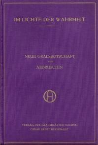 Gralbotschaft 1926 couverture